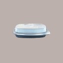 50 Pz Vaschetta Nera con Coperchio per Sushi 800 cc 285x185H35 [1d725b3e]