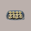 50 Pz Vaschetta Nera con Coperchio per Sushi 800 cc 285x185H35 [c4541833]