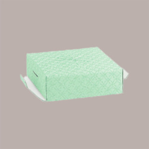 5 pz Scatola Trasparente Porta Uovo Cioccolato Pasqua Fondo Carta Verde 150x150H200mm [0bd98b3c]