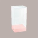5 pz Scatola Trasparente Porta Uovo Cioccolato Pasqua Fondo Carta Rosa 180x180H250mm [d3f0cfcf]