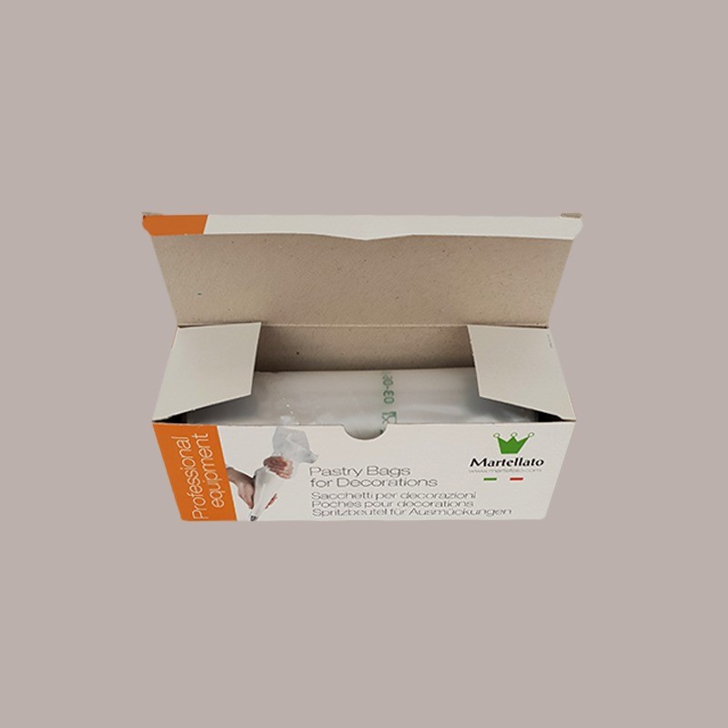 100 Pezzi Sac à poche monouso in polietilene trasparente extra forte H 30 cm [8d533bc3]