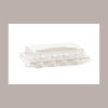 25 Pz Scatola Porta Macaron Fondo e Coperchio Trasparente 8 Pose [93df8238]