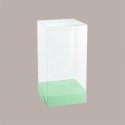 5 pz Scatola Trasparente Porta Uovo Cioccolato Pasqua Fondo Carta Verde 250x250H400mm [c3df3f95]