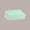 5 pz Scatola Trasparente Porta Uovo Cioccolato Pasqua Fondo Carta Verde 180x180H300mm [8f5291a3]