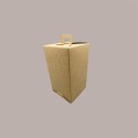 5 Pz Scatola Porta Uovo Cioccolato con Fondo in Carta Nature Golosa con Finestra Trasparente 150x150x270 mm [ba6e84df]
