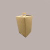 5 Pz Scatola Porta Uovo Cioccolato con Fondo in Carta Nature Golosa con Finestra Trasparente 250x250x370 mm [174d4ad4]