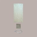 10 Pz Busta Porta 1 Bottiglia Olio Vino Magnum Carta Marrone Grafica Stelle Bianche Galaxy 115x115H380mm [a4115731]