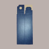 10 Pz Scatola Porta 1 Bottiglia Bordolese in Carta Grafica Juta Blu con Manico 90x90H340mm [b7904aab]