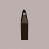 10 Pz Scatola Porta 1 Bottiglia Olio Vino Carta Marrone Effetto Pelle con Finestra 90x90H385mm [d0220d46]