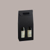 10 Pz Scatolam Porta 2 Bottiglie Olio Vino in Carta Nero Effetto Pelle 180x90H390mm [c627da5e]