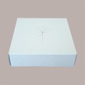 5 pz Scatola Trasparente Porta Uovo Cioccolato Pasqua Fondo Carta Bianca Effetto Pelle 250x250H400mm [aef8da71]
