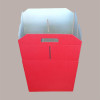 10 Pz Scatola per Confezione Regalo Porta Panettone Bottiglia Valigetta Media Carta Rosso Effetto Pelle 330x250H350mm [f7e80cc7]