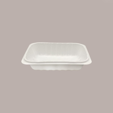 100 Pz Vaschetta per Gelato Porzionabile Plastica Bianca 650cc ALCAS [b4209fbe]