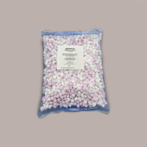1 Kg Marshmallow Mini Bianchi & Rosa Caramelle Gommose Senza Glutine Lucgel