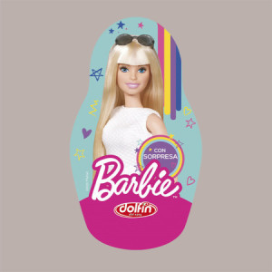 3 Pz Corpo Cavo 80g Cioccolato al Latte Barbie con Sorprese Dolfin [58d5cb8f]