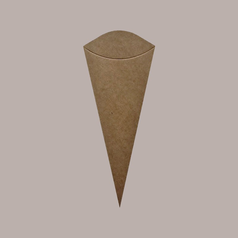 20 Pz Busta Cono Carta Avana Ideale per Confetti e Riso Sposi H190mm [02a41b0e]