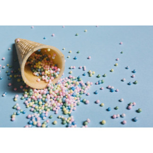 Mompariglie Arcobaleno Sfere di Zucchero Colorate Assortite DAILA 750 g