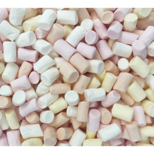 600 gr Marshmallow Mini Piccoli Assortiti Caramelle Gommose Senza Glutine Bussy