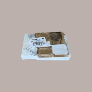 20 Pz Scatolina in Carta Bianca con Interno Oro con Cordino Grafica Calice Ideale per Contenere Confetti 50x50x50 mm [7744b3de]