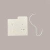 10 Pz Scatola Mini Casetta con Cordino in Carta Matelassè Bianco Ideale per Confetti 120x120x110 mm [7f3cdd6f]