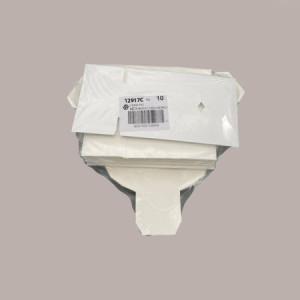 20 Pz Piccola Scatola Esagonale in carta Seta Bianco con Divisorio Ideale per Confetti Dm60H40mm [e1722077]