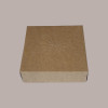 5 pz Scatola Trasparente Porta Uovo Cioccolato Pasqua Fondo Carta Avana Nature 180x180H250mm [1507c605]
