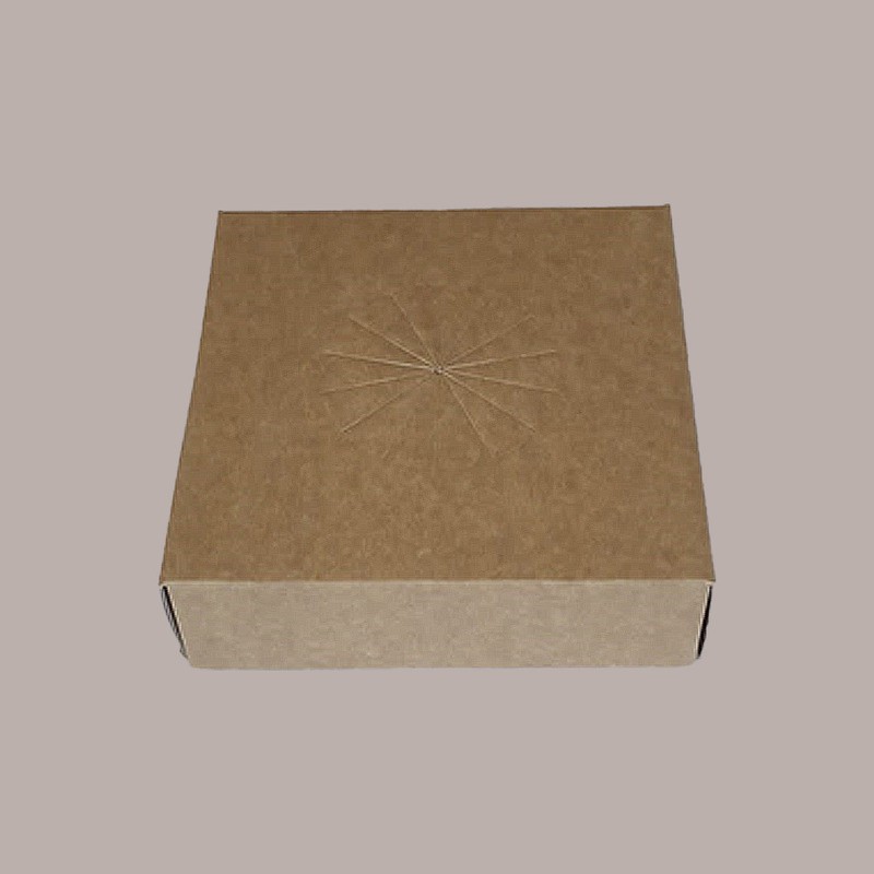 5 pz Scatola Trasparente Porta Uovo Cioccolato Pasqua Fondo Carta Avana Nature 210x210H250mm [8a4cc1f6]