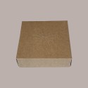5 pz Scatola Trasparente Porta Uovo Cioccolato Pasqua Fondo Carta Avana Nature 210x210H250mm [8a4cc1f6]