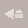 20 Pz Piccola Scatola Esagonale in carta Seta Bianco con Divisorio Ideale per Confetti Dm80H55mm [5de1bbb6]
