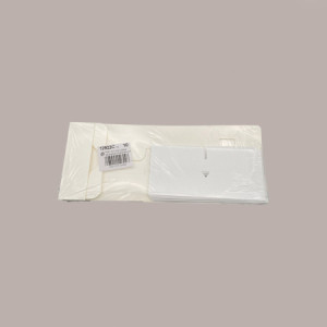 20 Pz Piccola Scatola con Finestra e Separatore Ideale per Confetti Carta Seta Bianco Pratica 120x120H40mm [9ca62a95]