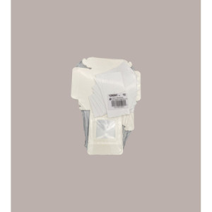 20 Pz Piccola Scatola con Finestra e Separatore Ideale per Confetti Carta Seta Bianco Pratica 80x80H30mm [f3caccc2]