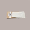 20 Pz Piccola Scatola con Finestra e Separatore Ideale per Confetti Carta Avana Nature Pratica 100x100H40 mm [92ff9b96]