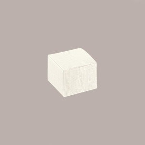 20 Pz Piccola Scatola Pieghevole in Cartoncino Seta Bianco ideale per Confetti Piccoli 80x80H80mm [854a563d]