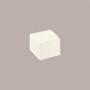 20 Pz Piccola Scatola Pieghevole in Cartoncino Seta Bianco ideale per Confetti Piccoli 80x80H80mm [854a563d]