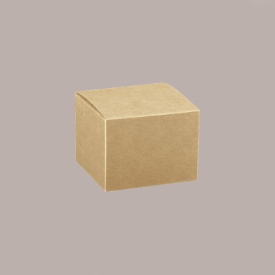 20 Pz Piccola Scatola Pieghevole in Cartoncino Avana ideale per Confetti Piccoli Regali 90x90H90mm [a79730e4]