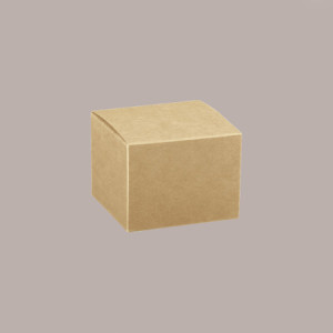 20 Pz Piccola Scatola Pieghevole in Cartoncino Avana ideale per Confetti Piccoli Regali 100x100H100mm [178b326e]