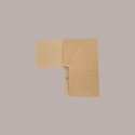 20 Pz Piccola Scatola Pieghevole in Cartoncino Avana ideale per Confetti Piccoli Regali 80x80H80mm [01d95a64]