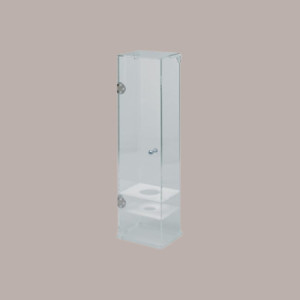 Porta Cialda Coni per Gelato in Plexiglass con porta base colore satinato [55be38d8]