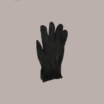 100 Pezzi Scatola Guanti Nitrile Black Senza Polvere Misura M gr 3,6 [f31fa206]