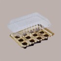 10 Pz Scrigno Contenitore Asporto Oro Rettangolare12 Monoporzioni [ab4d078b]