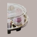 10 Pz Scrigno Contenitore Asporto Oro Rettangolare12 Monoporzioni [c5768582]