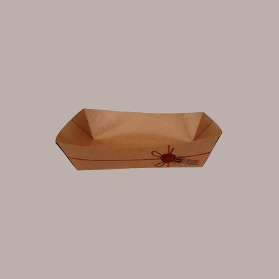 125 Pz Vassoio Alto in Carta Porta Alimenti Piccolo 160x100H40 mm [920dcf6e]
