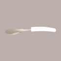 1 Pz Spatola Gelato in Acciaio con Manico Ergonomico Bianco 26cm [b149ec36]