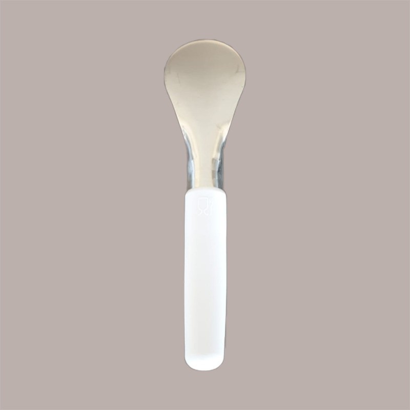 1 Pz Spatola Gelato in Acciaio con Manico Ergonomico Bianco 26cm [6d3fe825]