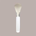 1 Pz Spatola Gelato in Acciaio con Manico Ergonomico Bianco 26cm [6d3fe825]