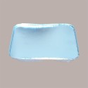 100 Pz Contenitore in Alluminio 2 Scomparti con Coperchio R80L [3c1f787c]