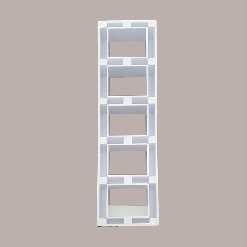 Stampo in Plastica 5 Monodosi per Biscotto Colombina 55x62 mm [6f4097f0]