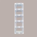 Stampo in Plastica 5 Monodosi per Biscotto Colombina 55x62 mm [6f4097f0]