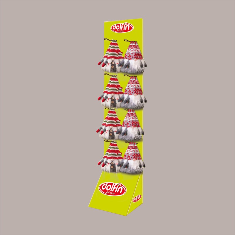 2 Pz Gnometto Peluche Fermaporta + Monete Cioccolato 45 g Dolfin [2180eff1]