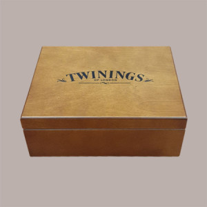 Scatola Legno 6 Scomparti + 60 Filtri Tè The Tea Assortiti Twinings [d0783e66]